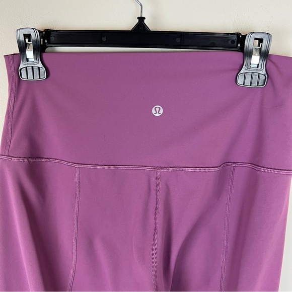Lululemon Wunder Under Scalloped Mesh Legging Purple Size 10 Excellent B29 - Picture 8 of 10